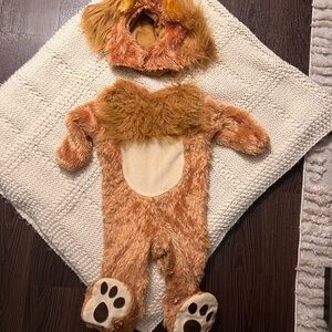 Lion Cub Halloween Costume Jumpsuit Baby Size 12-18 Months 2 pieces SO CUTE!